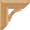 Ekena Millwork Merced Slat Rough Sawn Bracket w/ Offset Brace, Western Red Cedar, 8"W x 22"D x 22"H BKT0806X22X22MRC06RWR - alternate 2